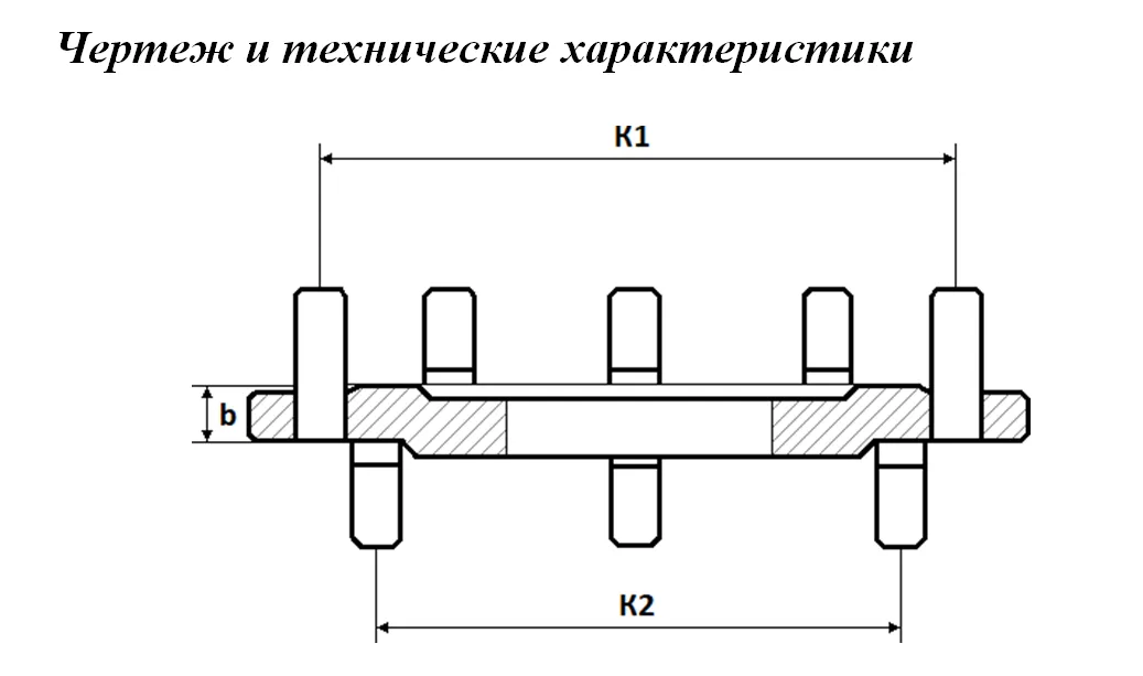 Фланец переходной (редукционный) чугунный 100х50 мм Ру10/16