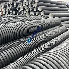 Труба пэ канализационная 800/687 SN6 гофрированная двухслойная
