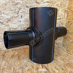 Крестовина ПНД 355х160 мм SDR17 редукционная сварная (компактная)